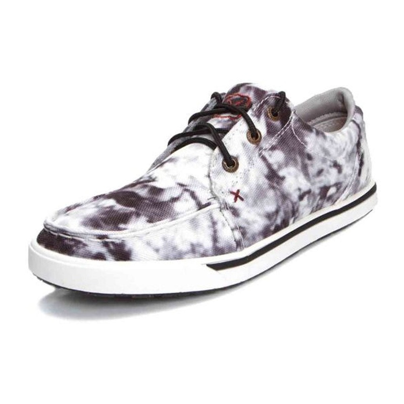 WCA0041 Twisted X Women’s Kicks Black & White Tye Dye Shoes