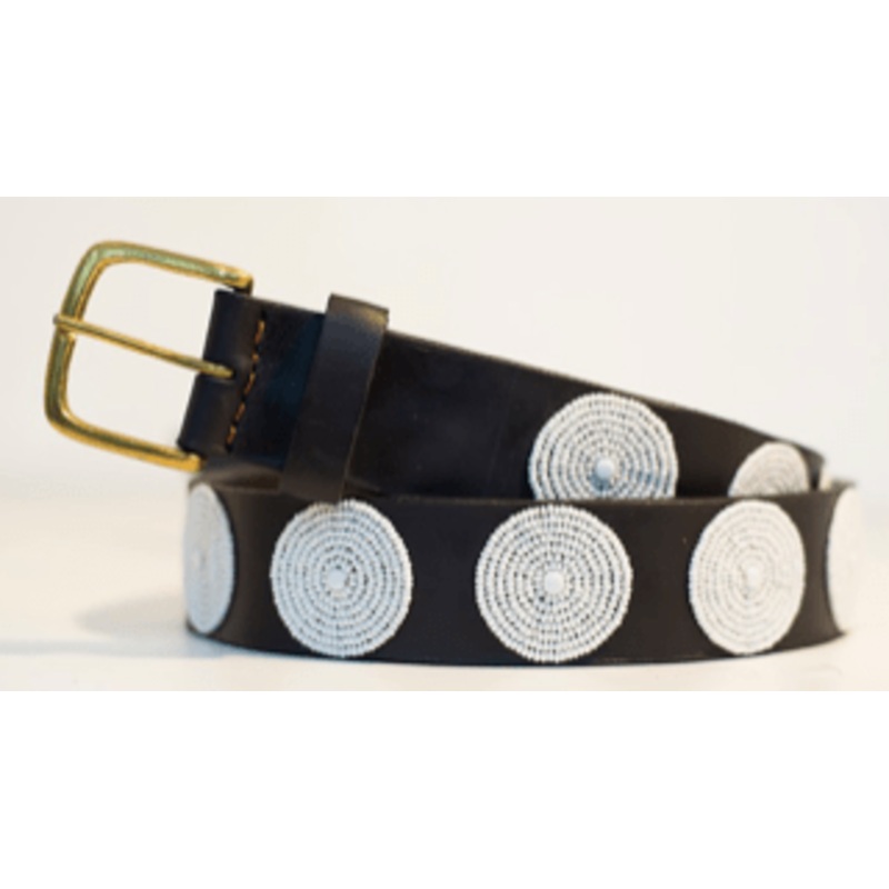 White Disc Belt 1 1/2 Wide