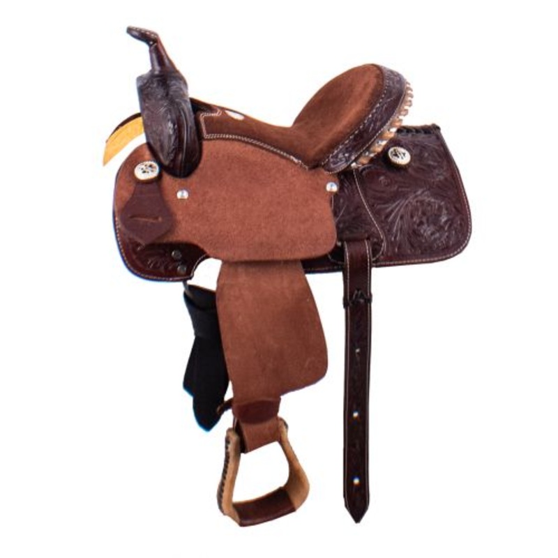 10″ Buffalo Youth Barrel Style Saddle