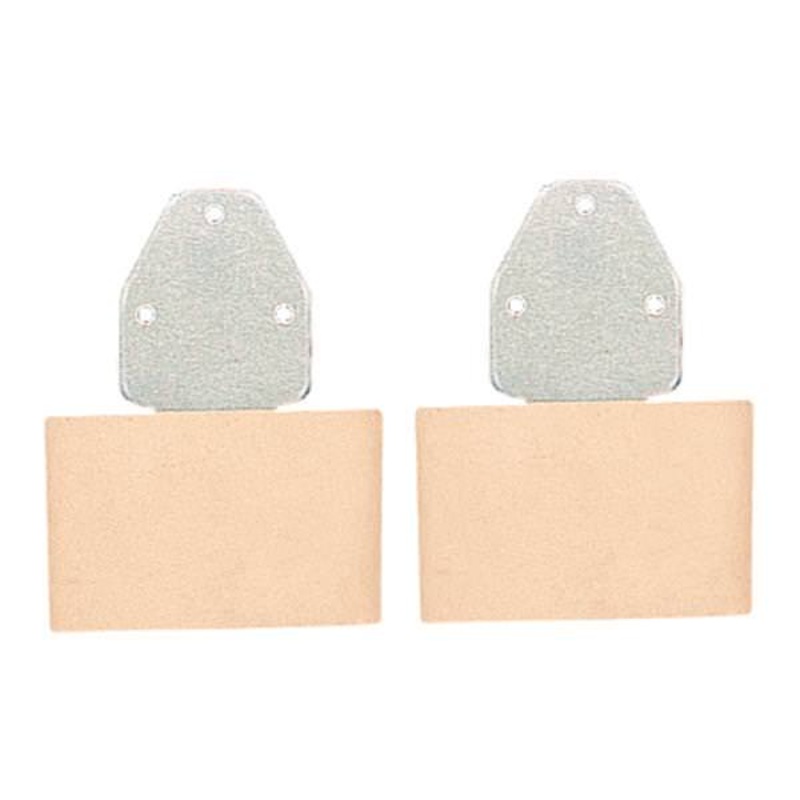 Blevins Buckles, Aluminum, 3″ Leather Covered, Vertical