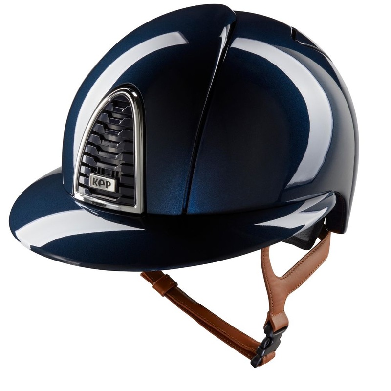 Cromo 2.0 | Polo Visor | Beige Chinstrap | Shine Blue