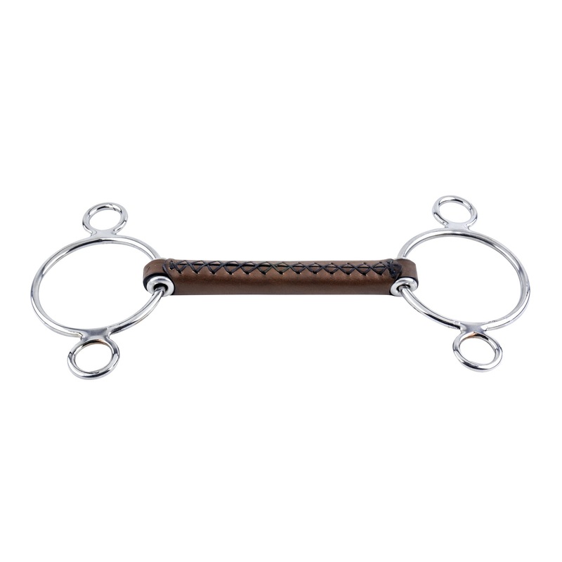 Trust Equestrian 3 Ring Leather Bits