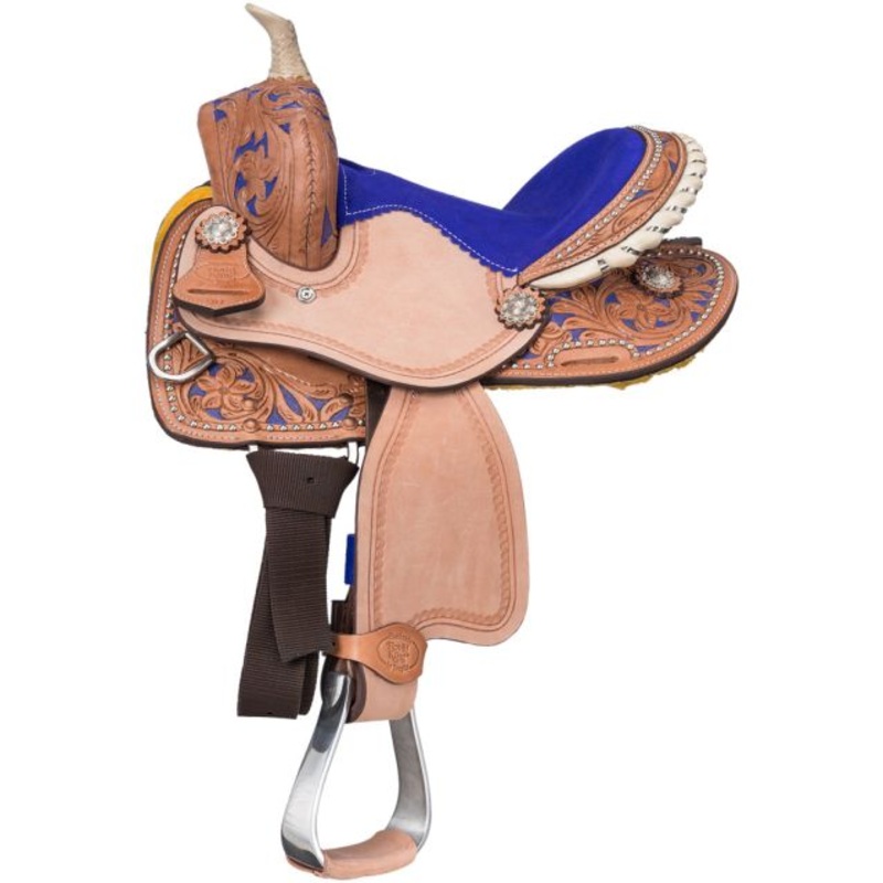 Youth Barrel Saddle -PASADENA- PURPLE- FREE SHIPPING