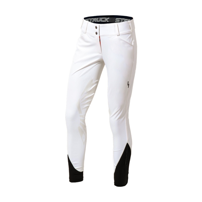 Struck Women’s 50 Series Knee Grip Breeches, White 2.0
