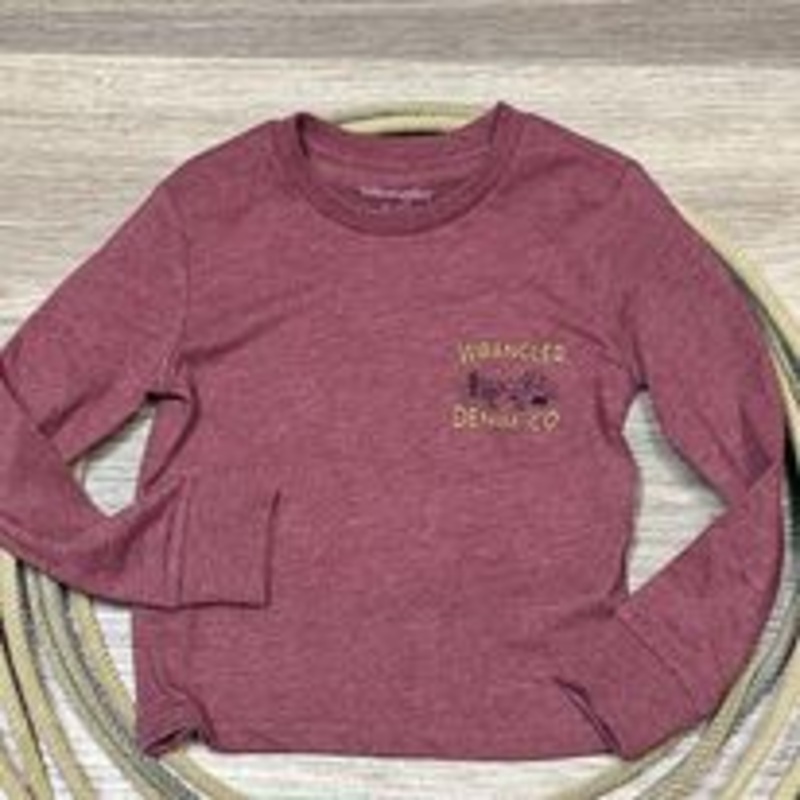 Wrangler Boys Logo Tee ~ Burgundy