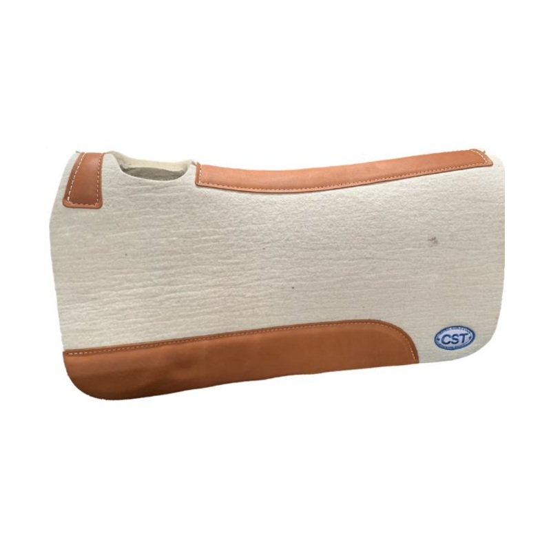 100% Pressed Wool Contoured Spine Saddle Pad-FREE SHIPPING