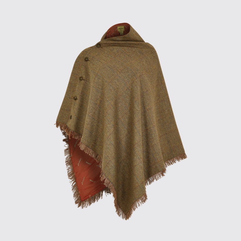 Dubarry Womens Hazelwood Tweed Poncho