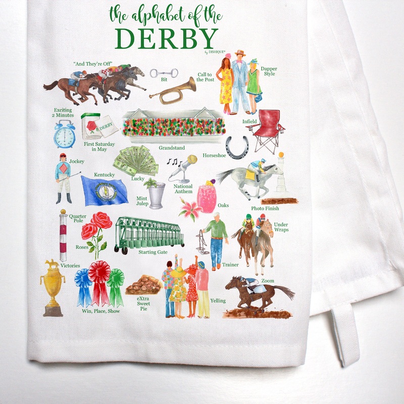 Dishique – Derby Alphabet Bar Towel