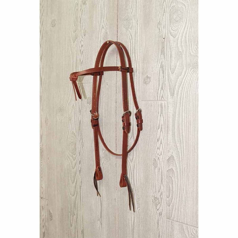 Headstall Cross Over Ss Hdwr Tie Ends