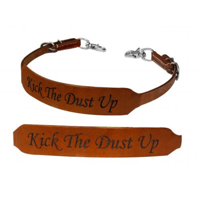 Showman Kick the Dust Up branded wither strap