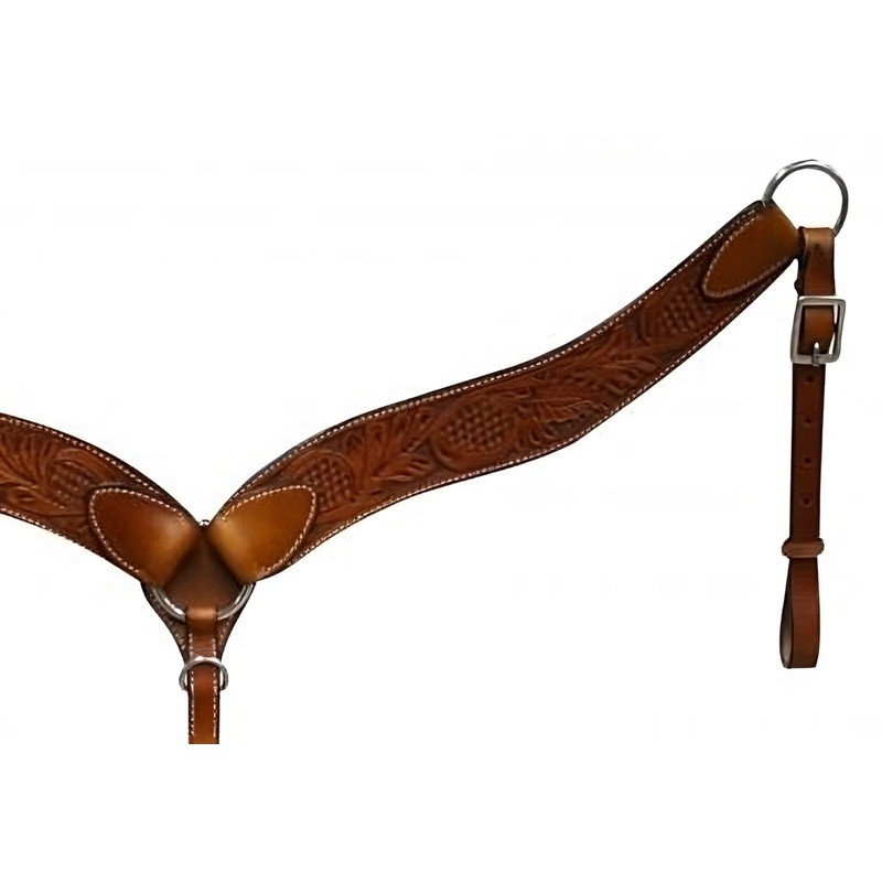 #396: Leather breastcollar is 2″ wide with 0