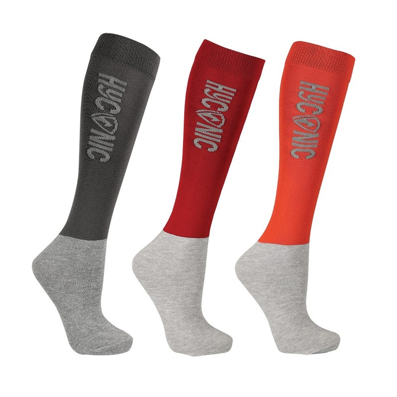 HyCONIC Socks by Hy Equestrian Pack of 3