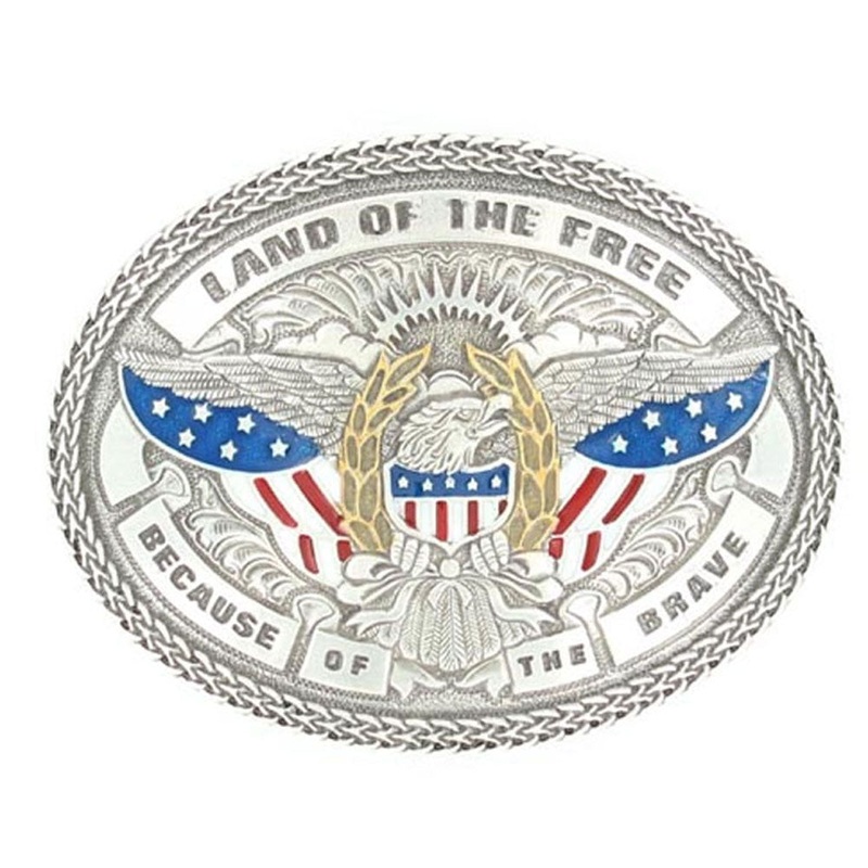 37916 Nocona Men’s American Eagle Western Belt Buckle