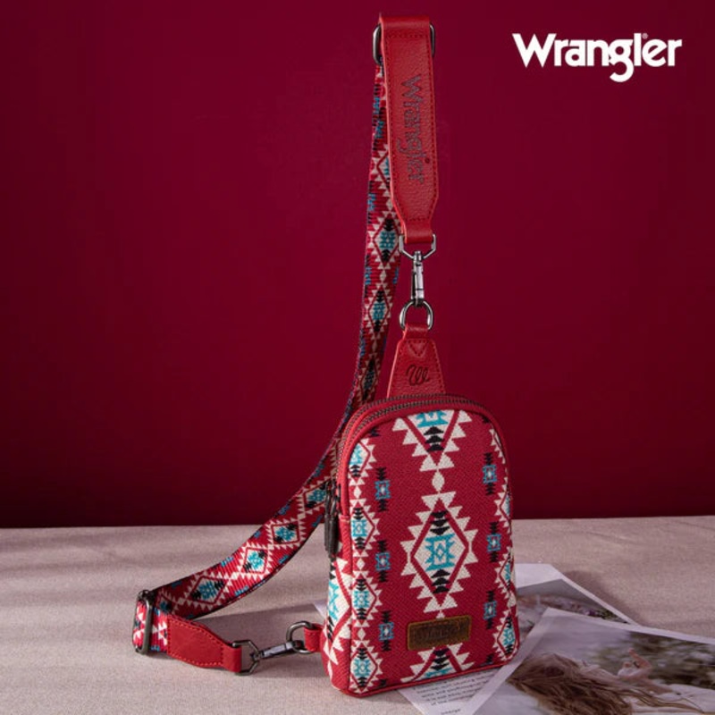 Wrangler Southwest Sling ~ Burgundy
