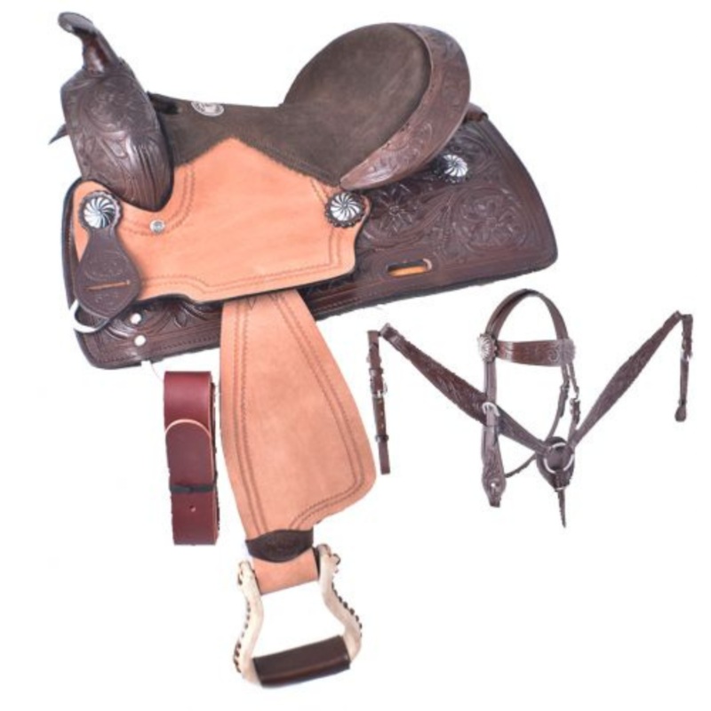 12″ DOUBLE T PONY SADDLE SET