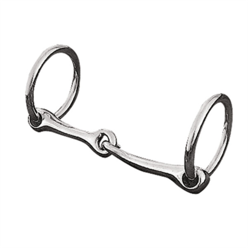 Weaver Leather 4 1/4” Jointed Pony Bit Nickel Plated
