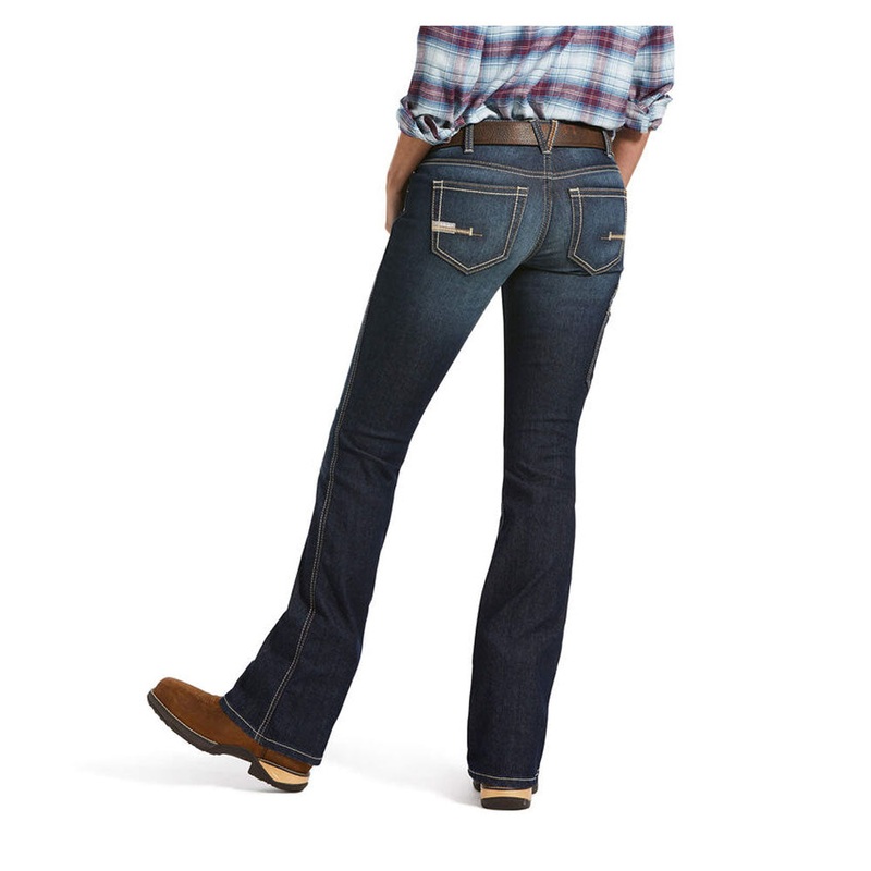 10032462 Ariat Women’s Rebar DuraStretch Riveter BootCut Jeans – Hallow