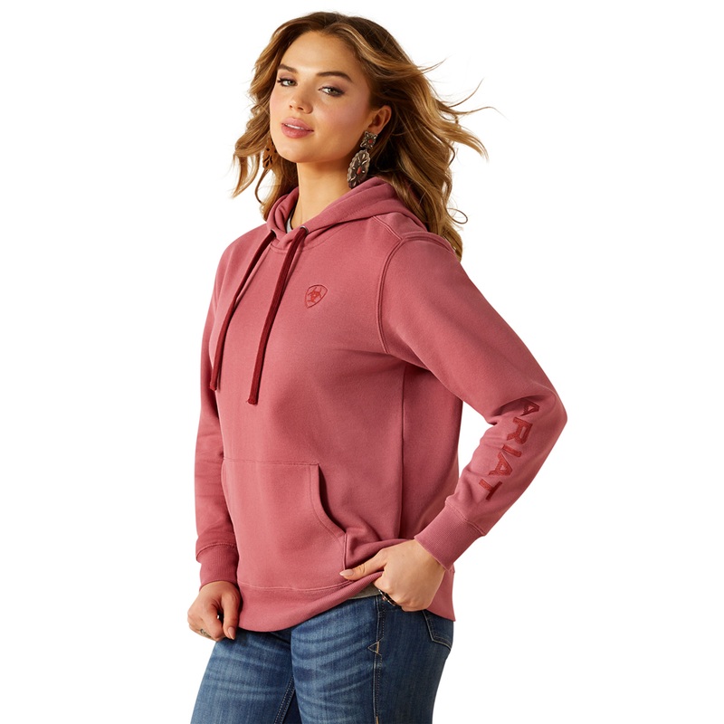 10062273 Ariat Women’s Logo 2.0 Hoodie – Mauvewood