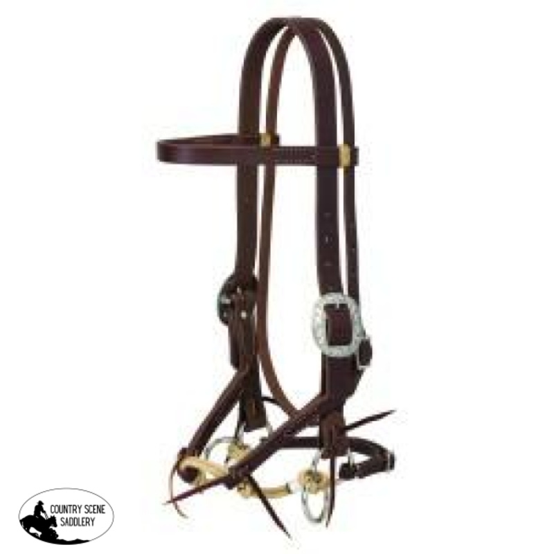 Weaver Justin Dunn Oiled Bitless Bridle
