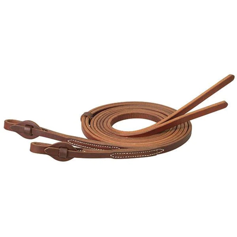 5/8 x 8 ft Xtra Heavy Oiled Split Reins w/ Quick Change