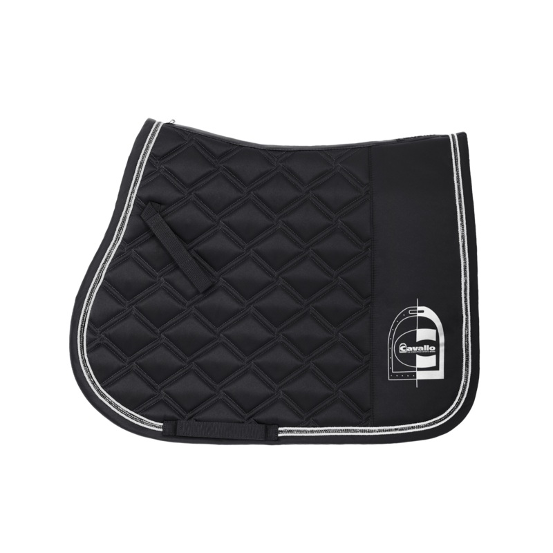 Cavallo HARLEEN Elegant Jump Saddle Pad, Black