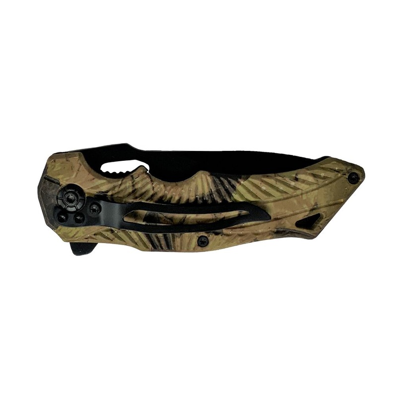 Tactical Spring Assist Knife – Camo