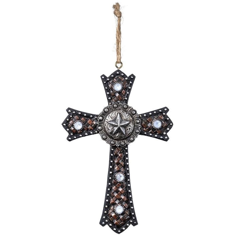 Gift Corral Ornament Cross Star Concho