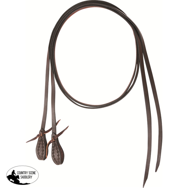 New! Cashel Trail 5/8 Split Reins Chocolate Diamond Tool