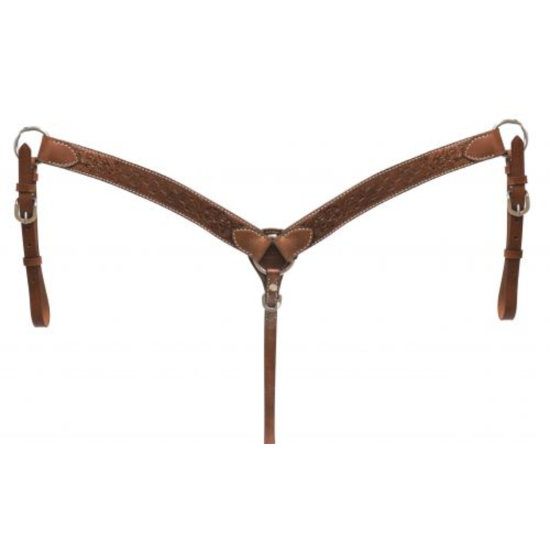 #13594: Showman PONYfloral tooledbreast collar