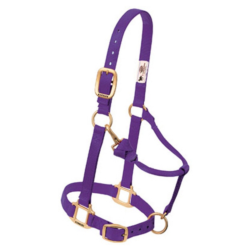 35-4805 Weaver Leather Original Adjustable Chin and Throat Snap Large Mini Halter