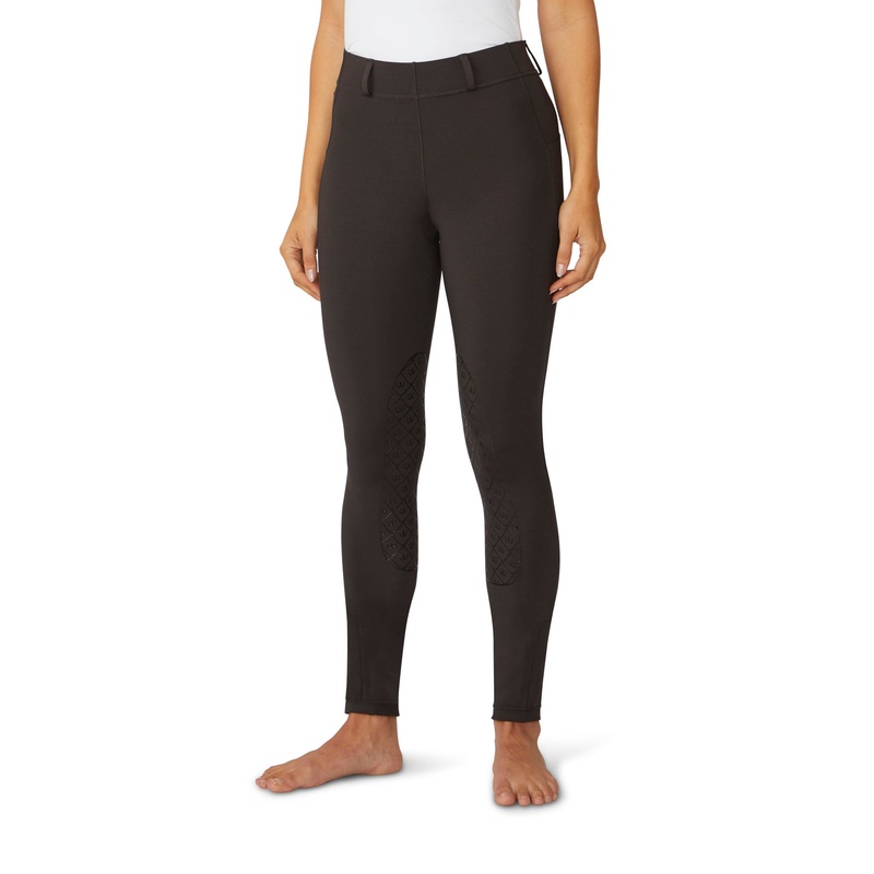 Women’s AeroWick Knee Patch Tight – Charcoal