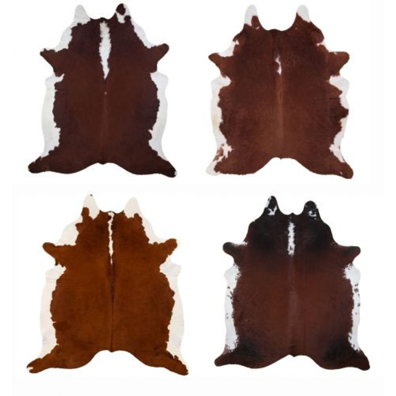 #5066: LG/XL Brazilian Hereford hair oncowhide rug