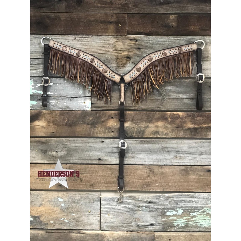 Desert Racer ~ Breast Collar W/Fringe