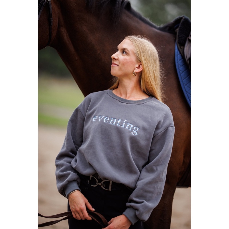 Ellany Grey “EVENTING” Sweatshirt – Blue Ombre