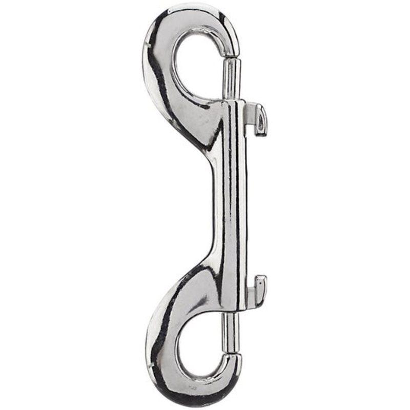 Double end snap Nickle Plated 4 3/4