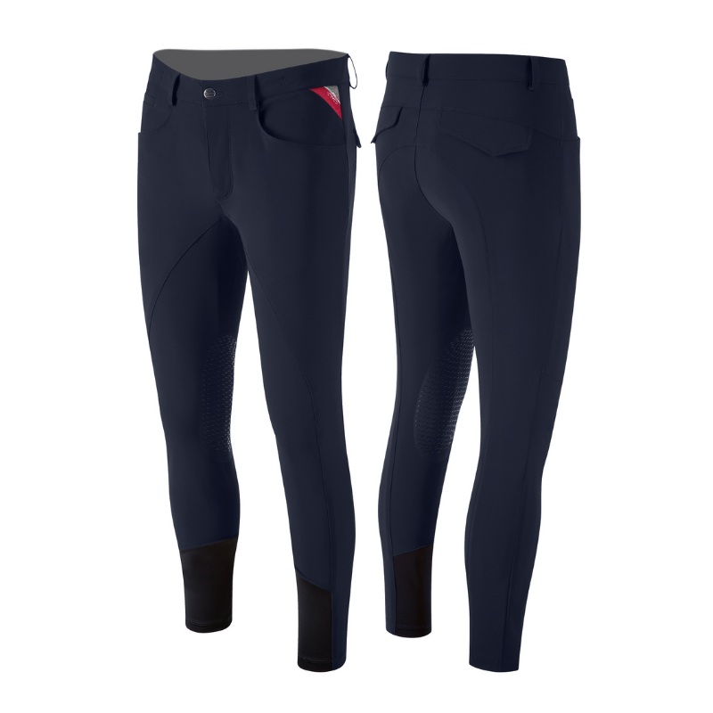 Mens Mael Breeches | Knee Grip | Navy