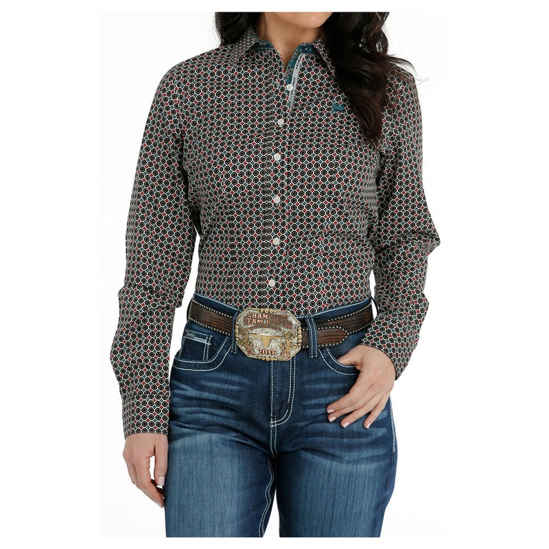 MSW9165040 Cinch Women’s Long Sleeve Button-down Western Shirt