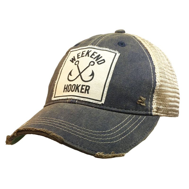Vintage Life – Weekend Hooker Distressed Trucker Cap