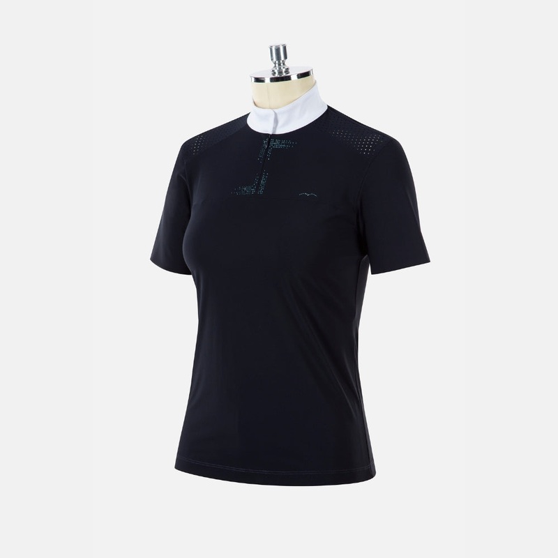 Ladies Billow Show Shirt | Short Sleeves | Navy
