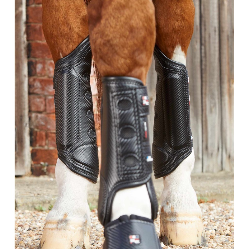 MARKED – Carbon Tech Air Cooled Eventing Boots Black Hind