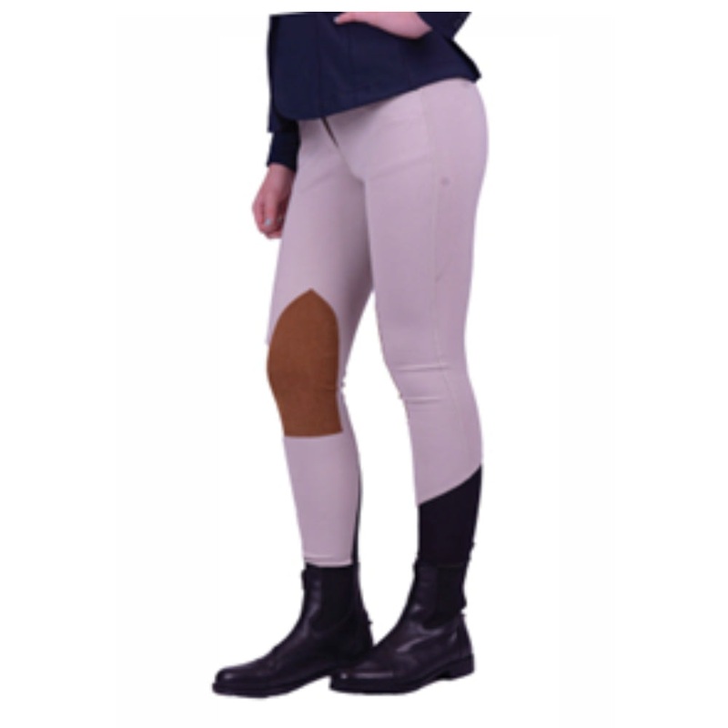 647036 Royal Highness Women’s Meryl Active Knee Patch Breech – Tan