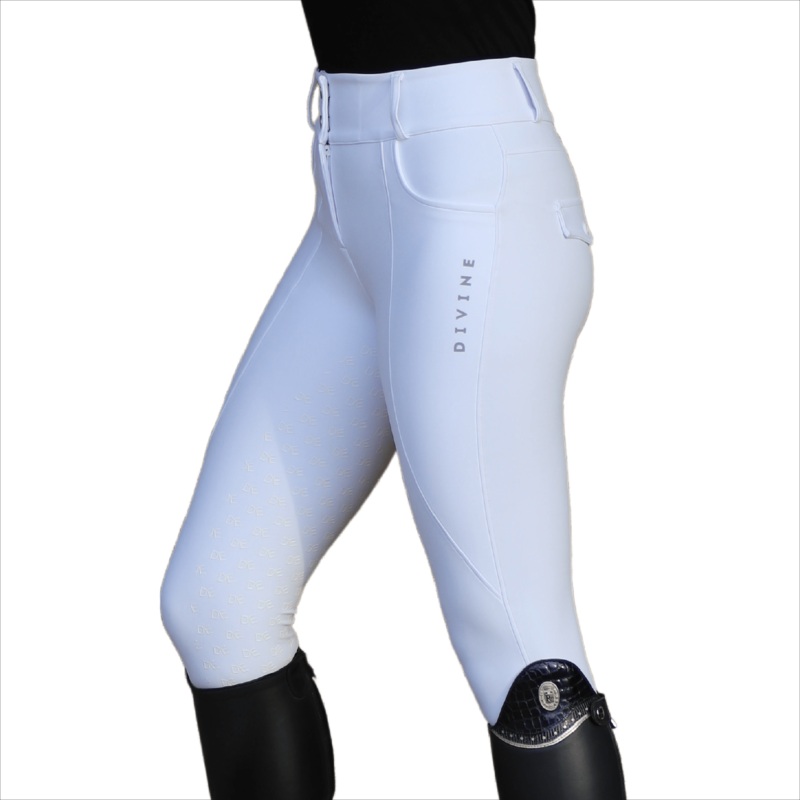 Divine Eq Dignified Competition Breeches – White