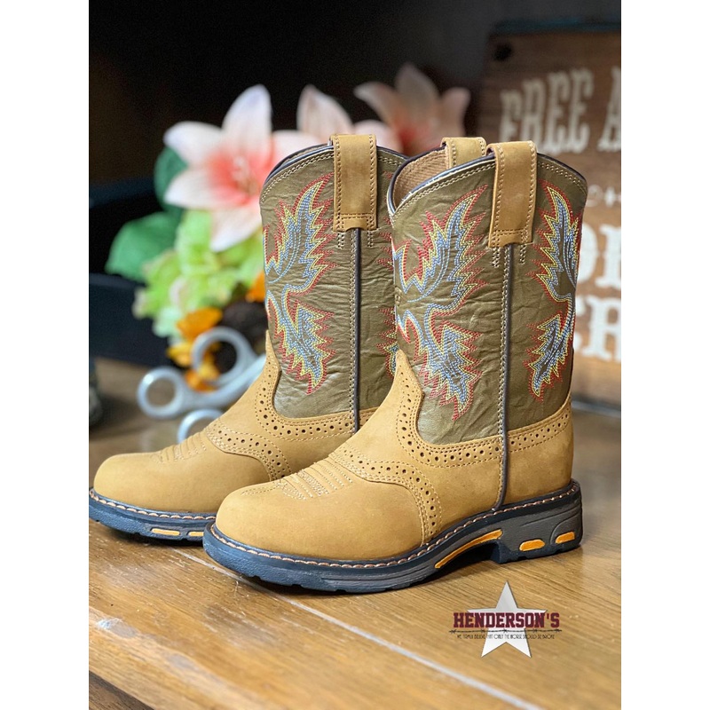 Kid’s Workhog Pull On Boots by Ariat