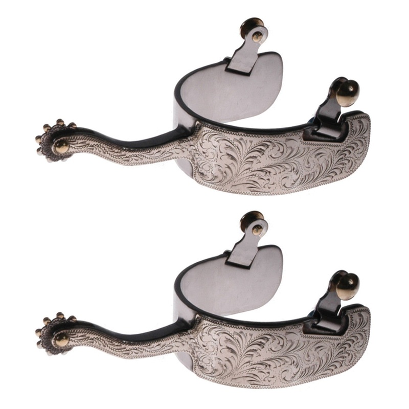 Stainless Steel Offset Show Spurs