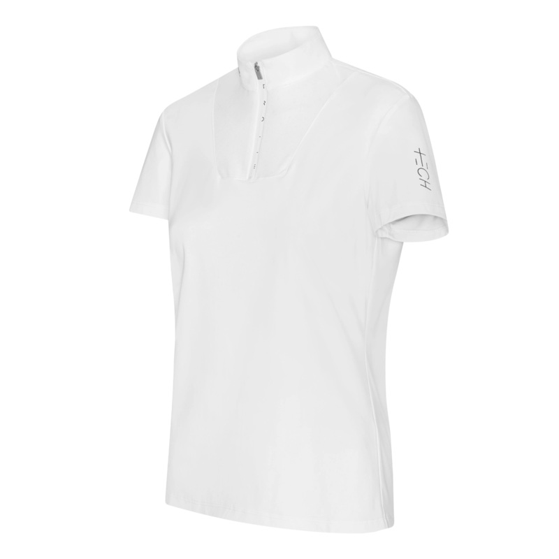 Trolle Center Line Ladies Short Sleeve Competition Polo Balance, White