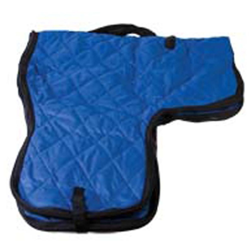 30″WX39″L Hilason Western Saddle Career Bag Quilted Nylon Blue