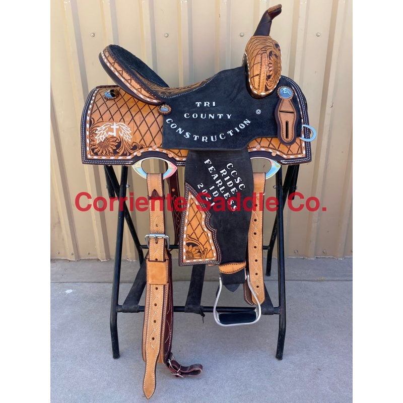 CSB 574E Corriente New Style Barrel Saddle