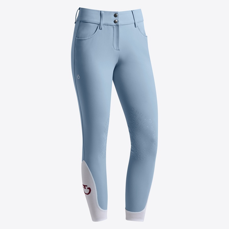 CT Womens American Breeches with Knee Grip Light Blue