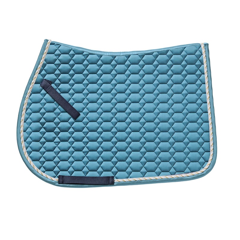 Elegance Satin All-Purpose Saddle Pad – Sky Blue