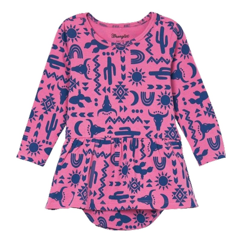 112344366 Wrangler Baby Girl Bodysuit – Pink